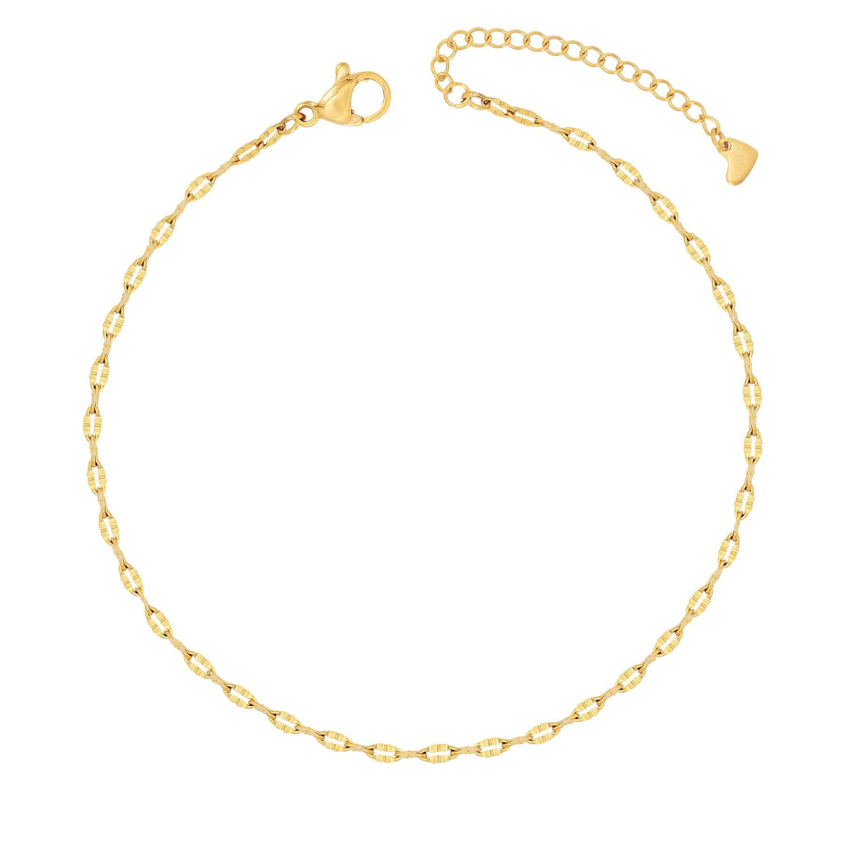 BohoMoon Stainless Steel Lois Anklet Gold