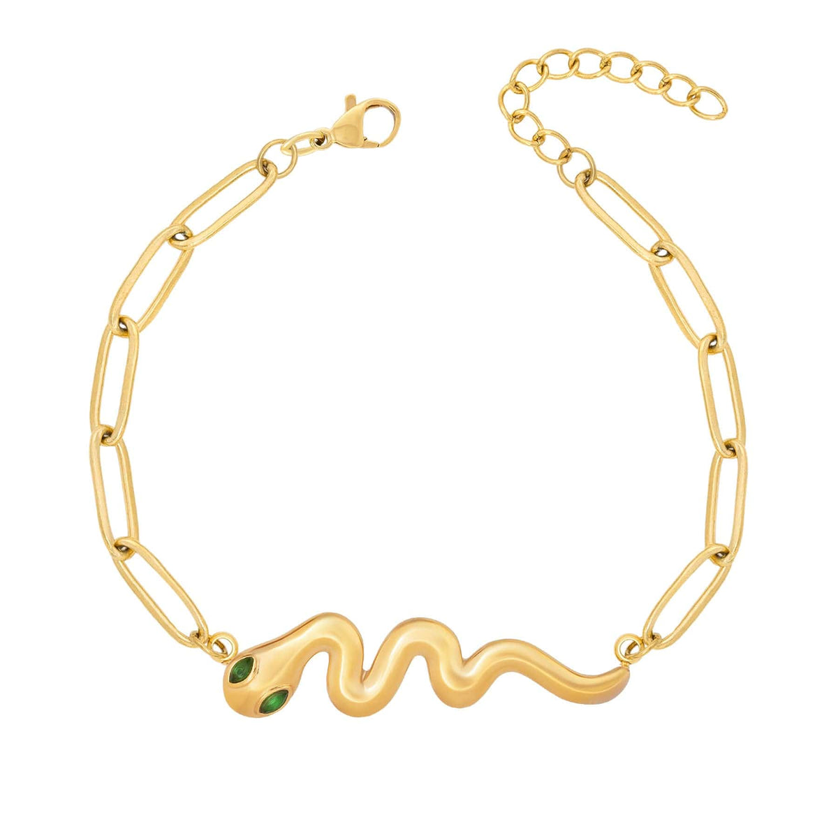 BohoMoon Stainless Steel Mambo Snake Bracelet Gold