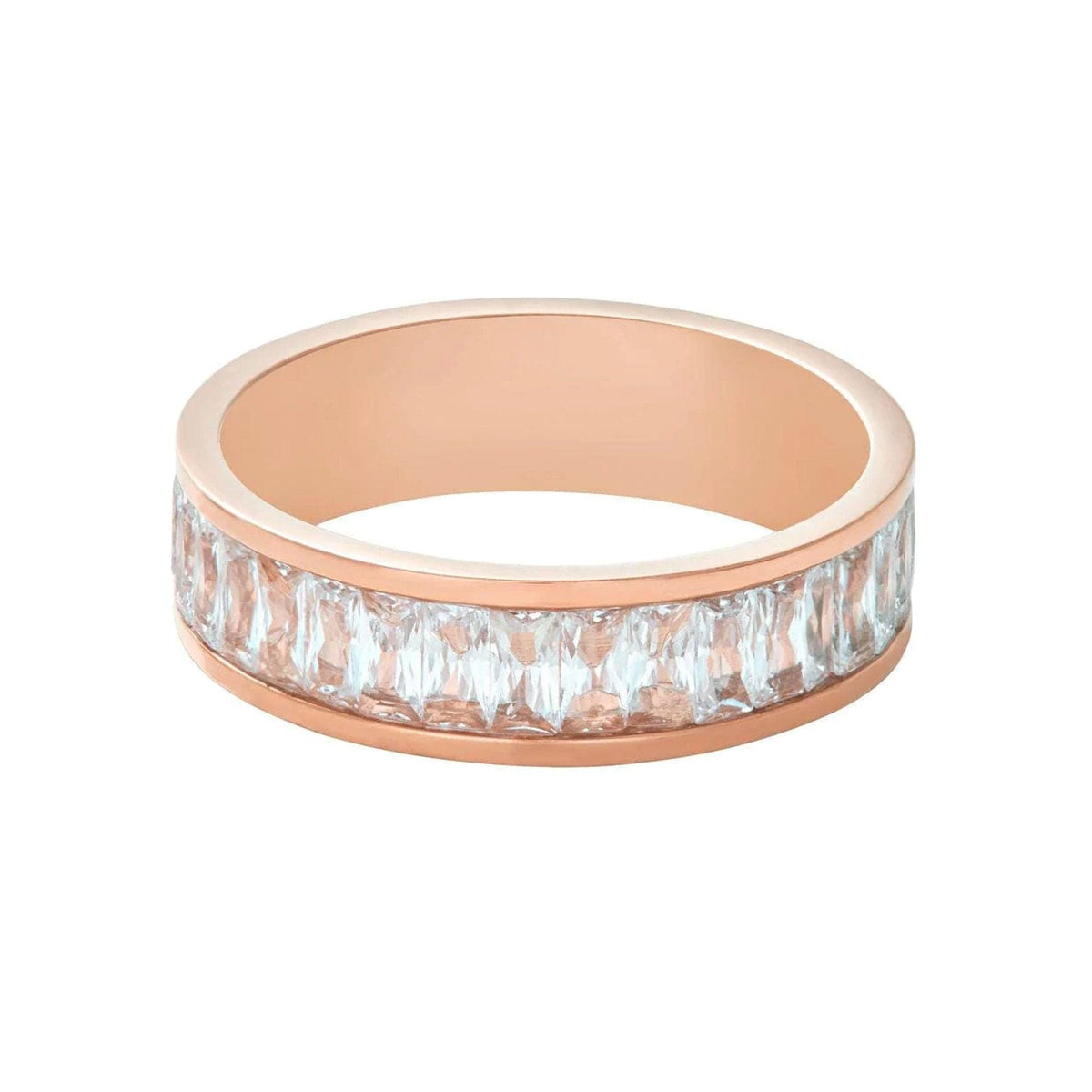 BohoMoon Stainless Steel Alexa Ring Rose Gold / US 6 / UK L / EUR 51 (small)