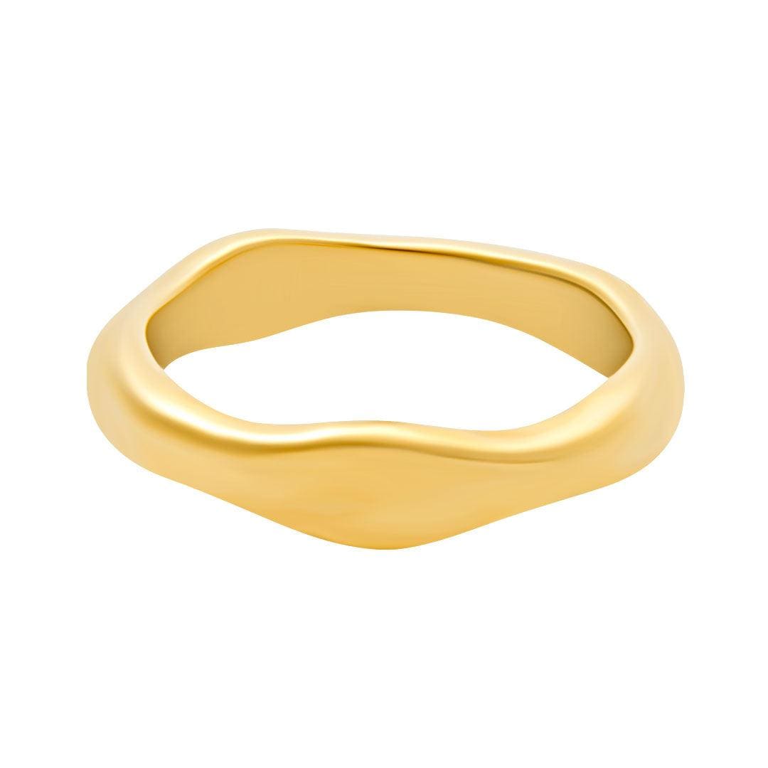 BohoMoon Stainless Steel Aliah Ring Gold / US 6 / UK L / EUR 51 (small)