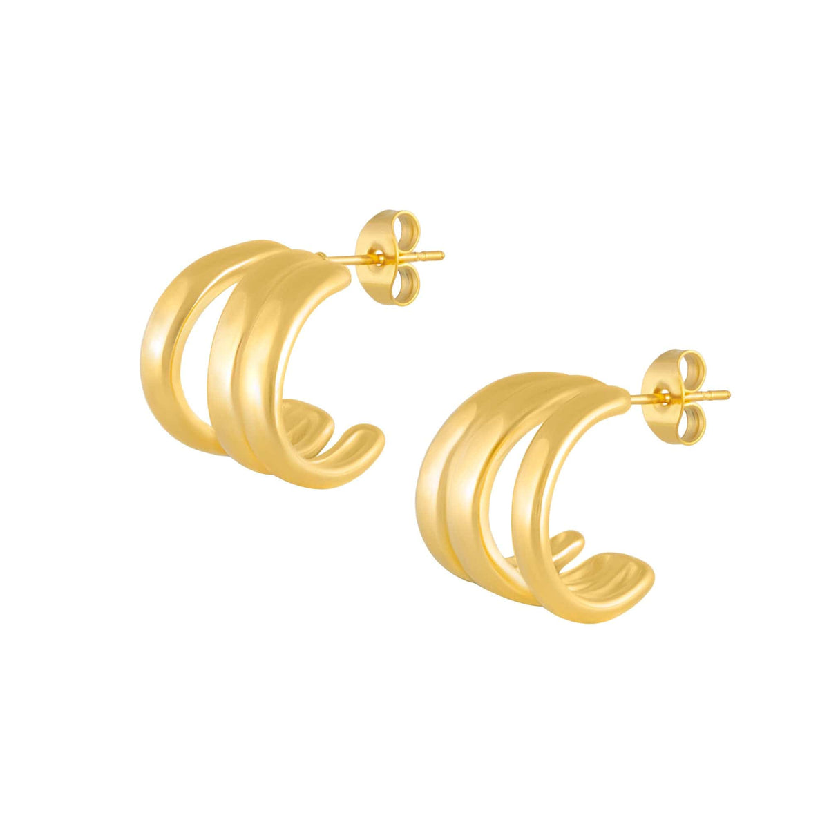BOHOMOON Stainless Steel Apollo Hoop Earrings Gold
