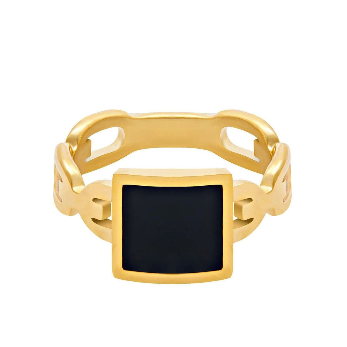 BohoMoon Stainless Steel Aria Ring Gold / US 6 / UK L / EUR 51 (small)