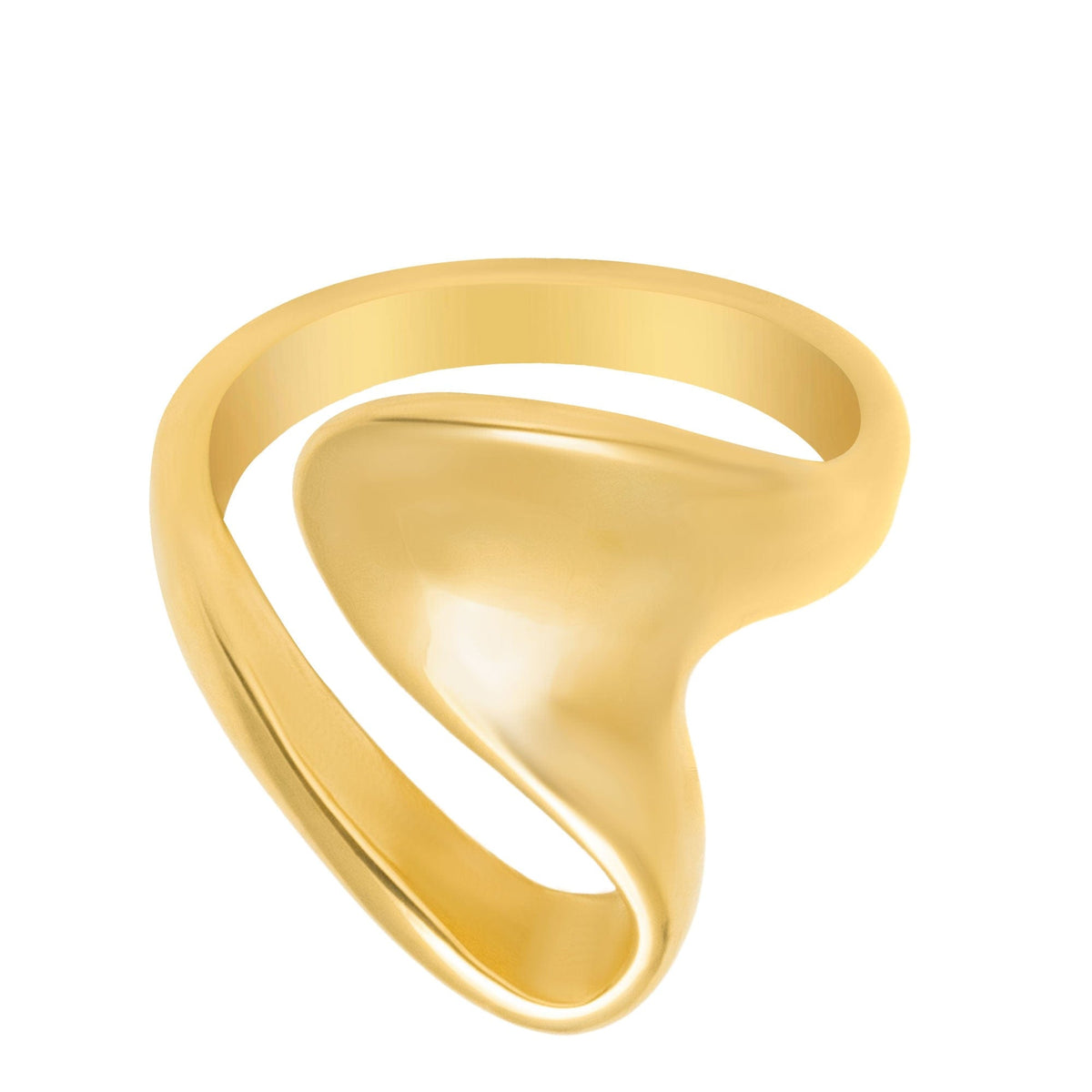 BohoMoon Stainless Steel Curious Ring Gold / US 5 / UK J / EUR 49 (x small)
