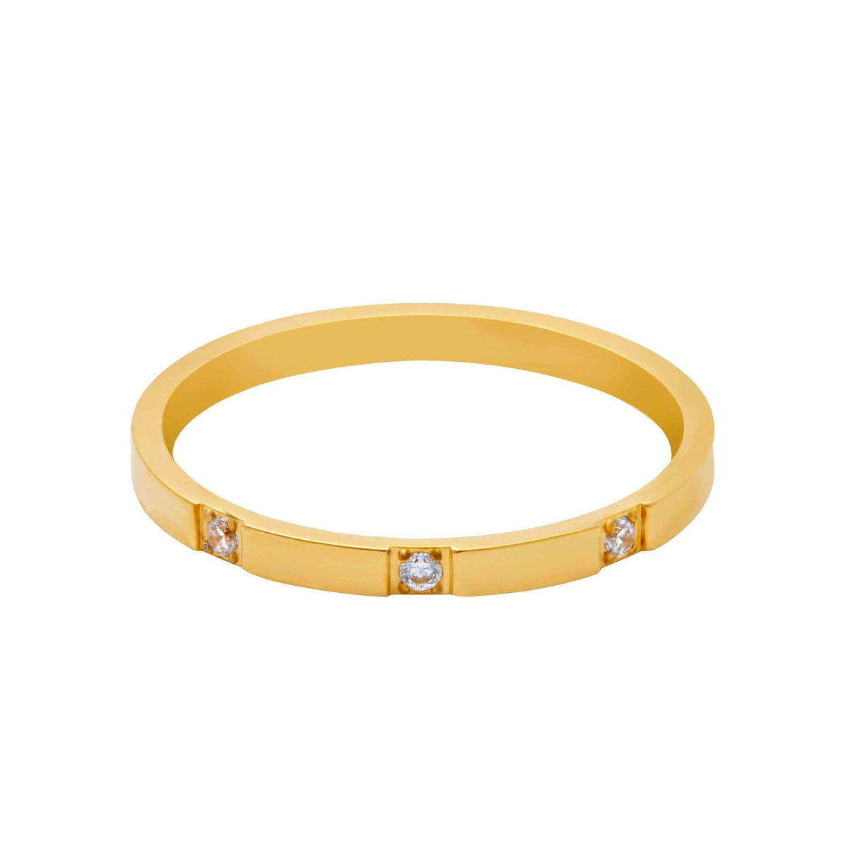 BohoMoon Stainless Steel Dream Ring Gold / US 4 / UK H / EUR 46 / (xxsmall)