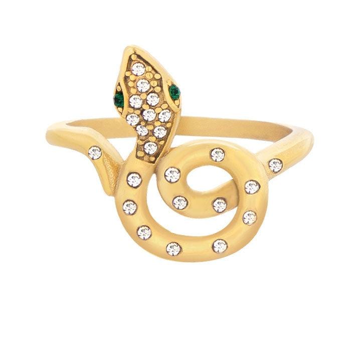 BohoMoon Stainless Steel Hydra Ring Gold / US 6 / UK L / EUR 51 (small)