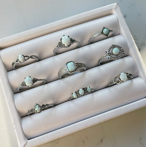 BohoMoon Stainless Steel Jolie Opal Ring