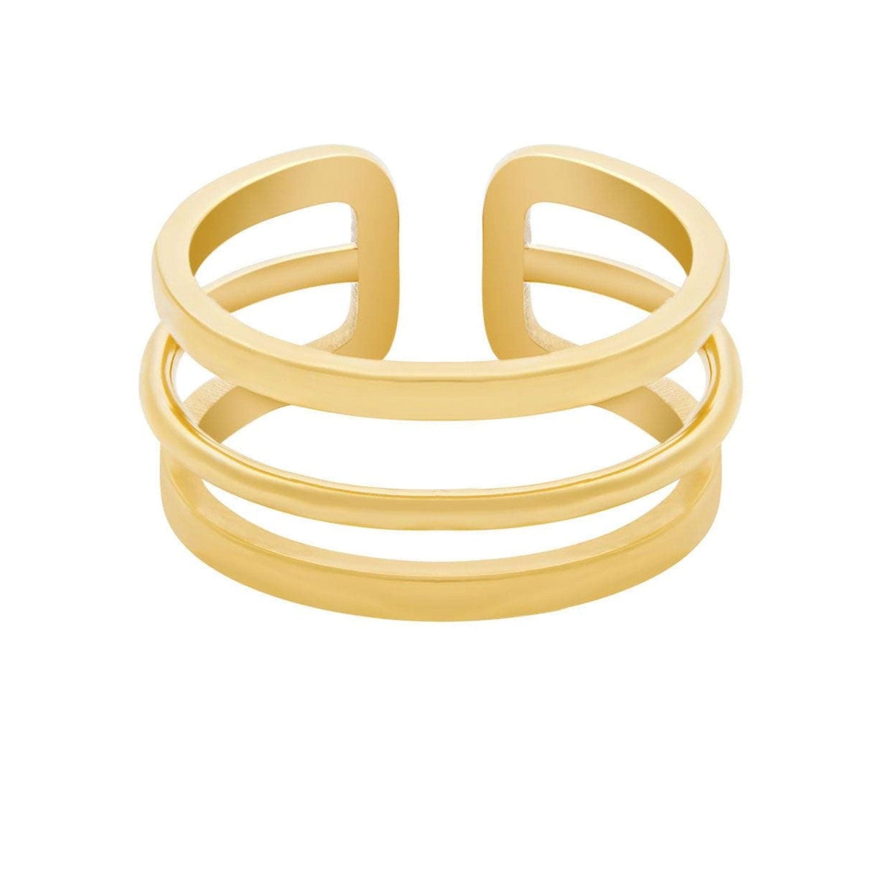 BohoMoon Stainless Steel Izzy Ring Gold / US 6 / UK L / EUR 51 (small)