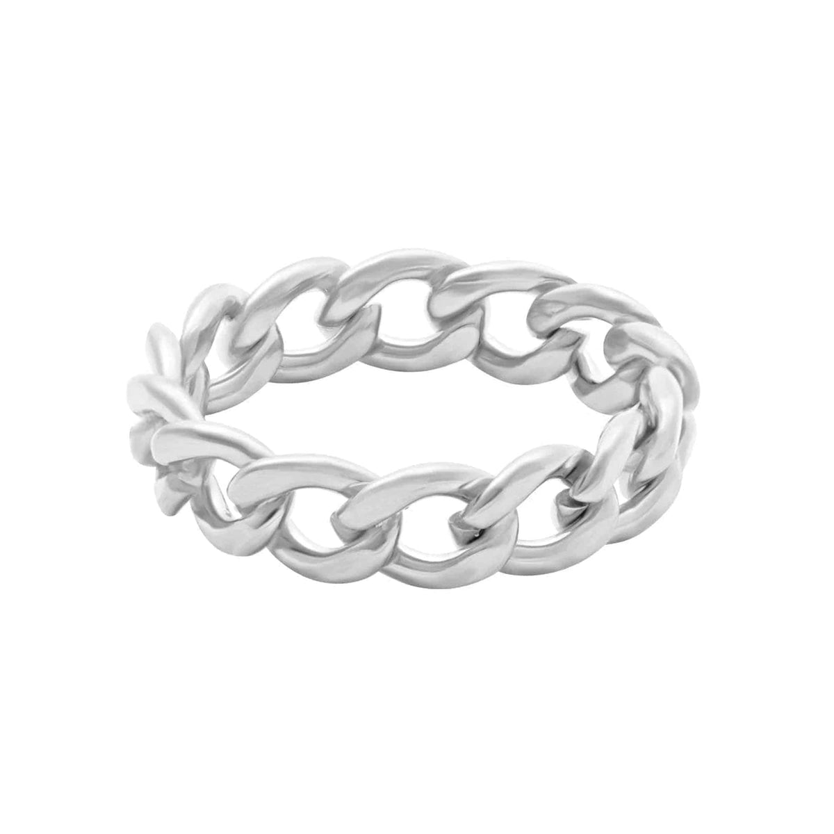 BohoMoon Stainless Steel Kenya Chain Ring Silver / US 6 / UK L / EUR 51 (small)