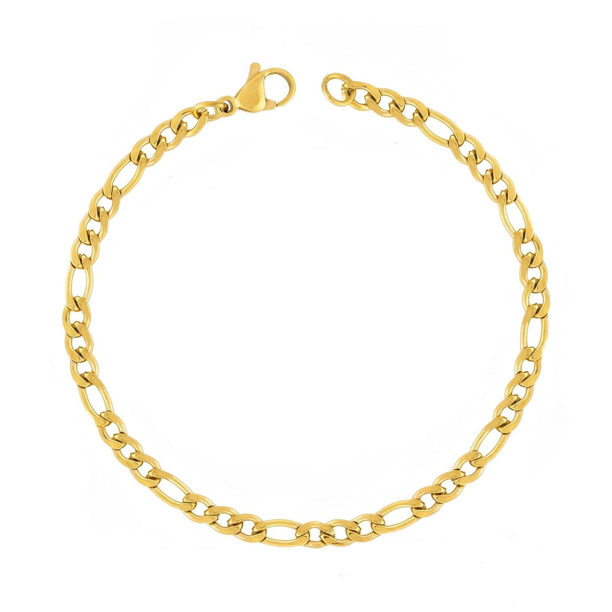 BohoMoon Stainless Steel Veronica Figaro Bracelet Gold / Small