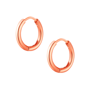 BOHOMOON Stainless Steel Layla Hoop Earrings Rose Gold / 12mm